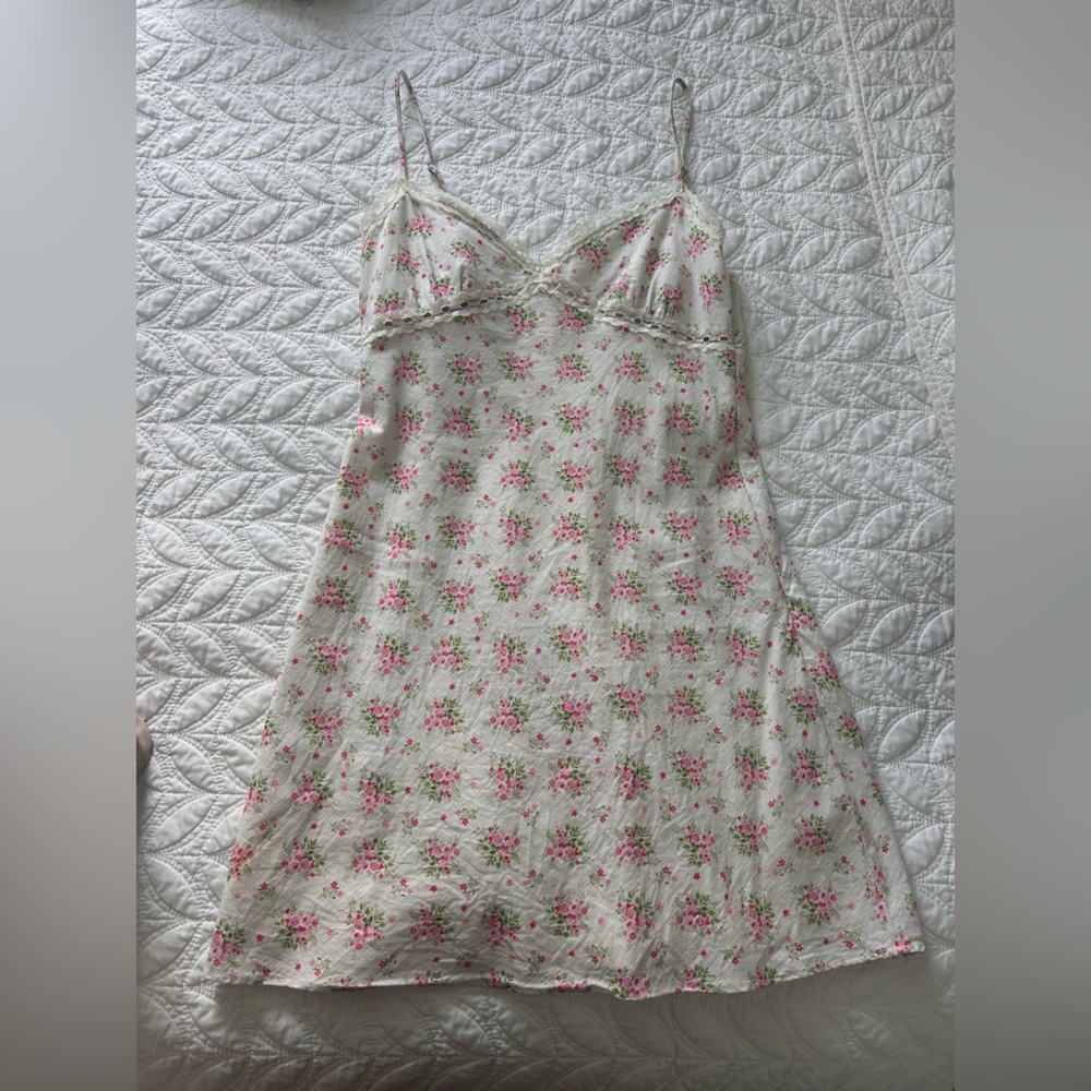 Floral Print Women's Mini Dress